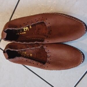 Mobility Sport leather loafers, new, no tags